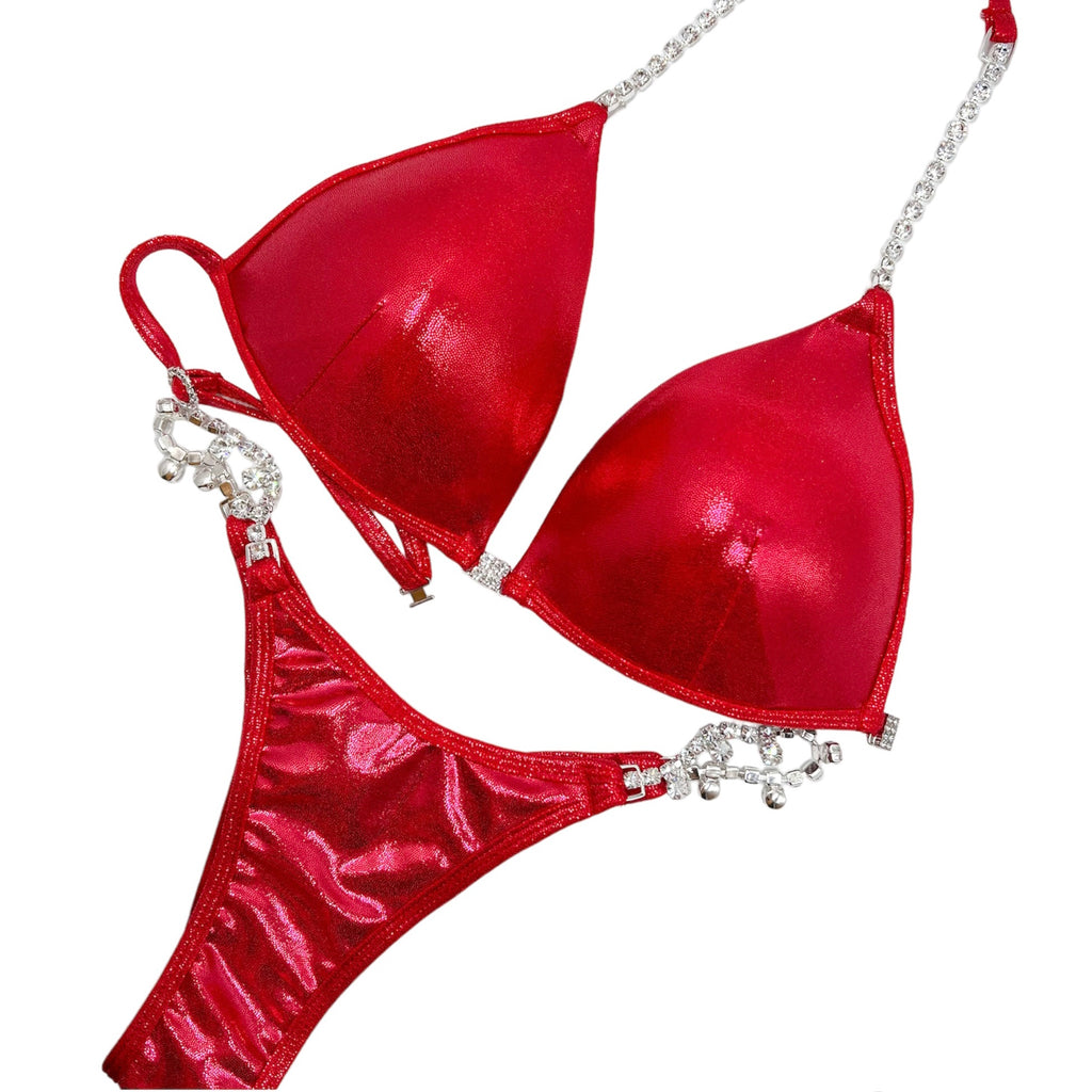 Quick Ship Raspberry Red Bikini
